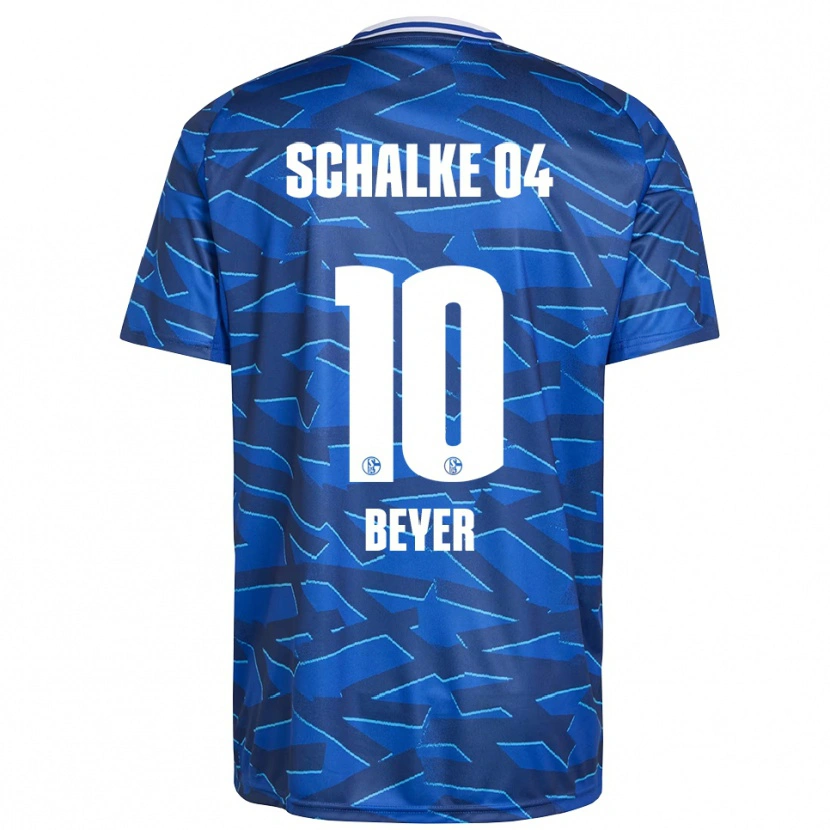 Danxen Kid Pia Beyer #10 Royal Blue White Home Jersey 2025/26 T-Shirt