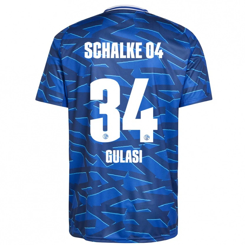 Danxen Kid Ayman Gulasi #34 Royal Blue White Home Jersey 2025/26 T-Shirt