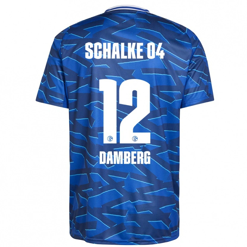 Danxen Kid Niclas Damberg #12 Royal Blue White Home Jersey 2025/26 T-Shirt