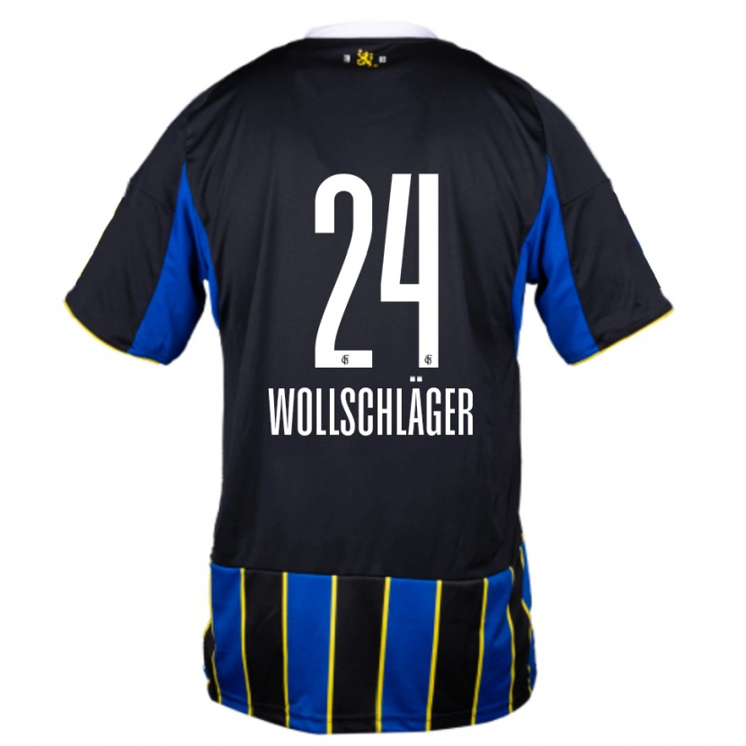 Danxen Kid Luca Wollschläger #24 Blue Black Yellow Home Jersey 2025/26 T-Shirt