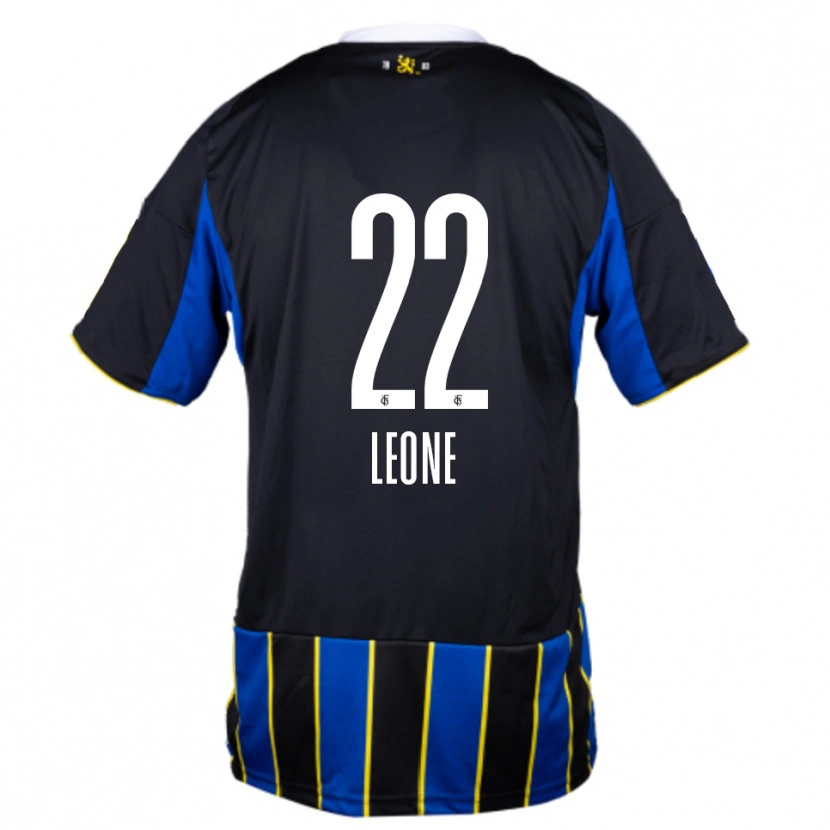 Danxen Kid Vincent Leone #22 Blue Black Yellow Home Jersey 2025/26 T-Shirt