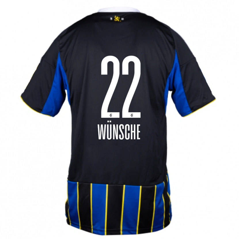Danxen Kid Hannah Wünsche #22 Blue Black Yellow Home Jersey 2025/26 T-Shirt