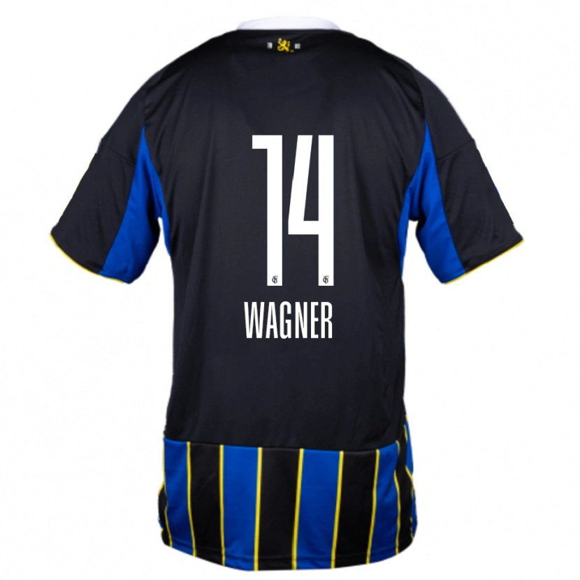 Danxen Kid Celine Wagner #14 Blue Black Yellow Home Jersey 2025/26 T-Shirt