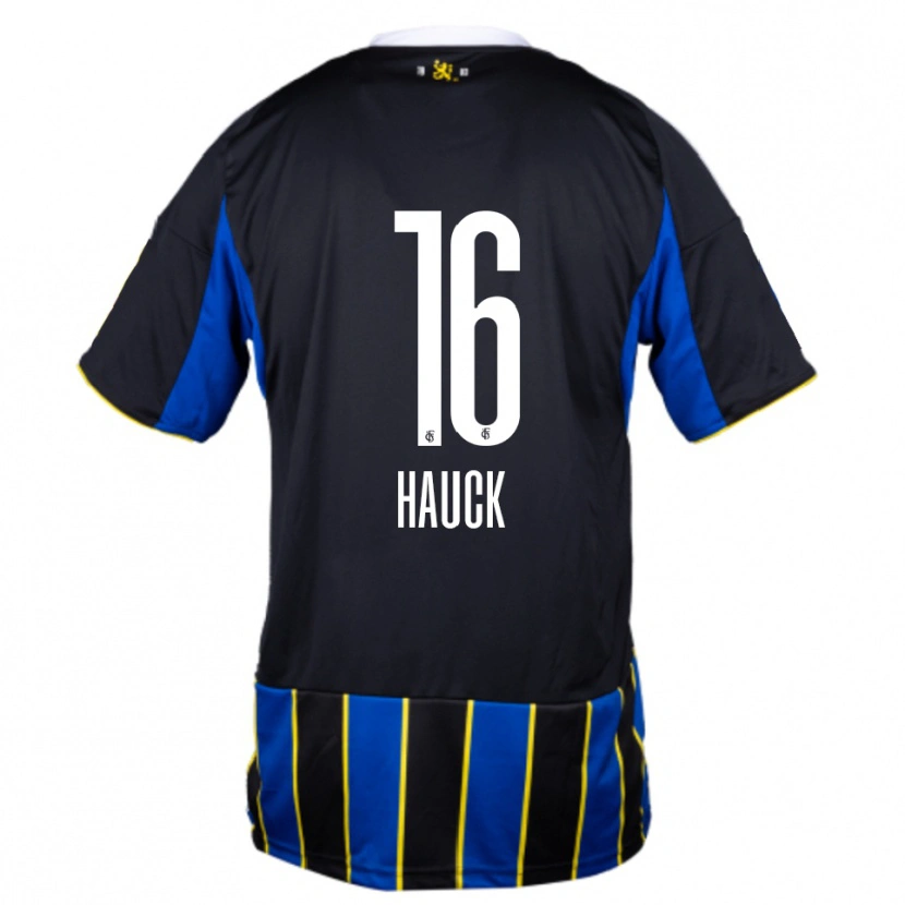 Danxen Kid Kristin Hauck #16 Blue Black Yellow Home Jersey 2025/26 T-Shirt