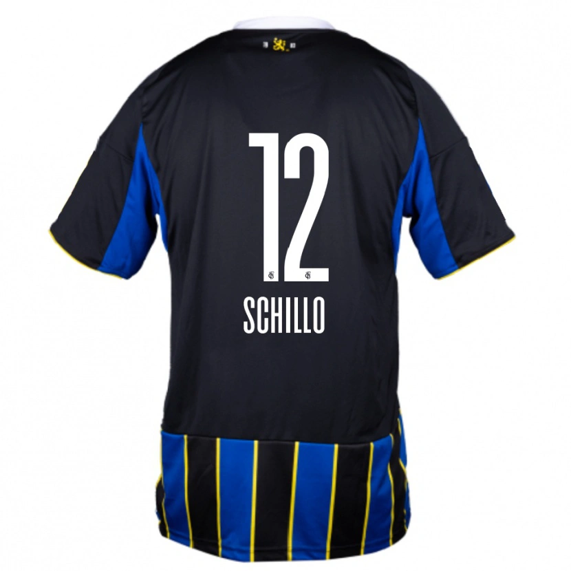 Danxen Kid Jule Schillo #12 Blue Black Yellow Home Jersey 2025/26 T-Shirt