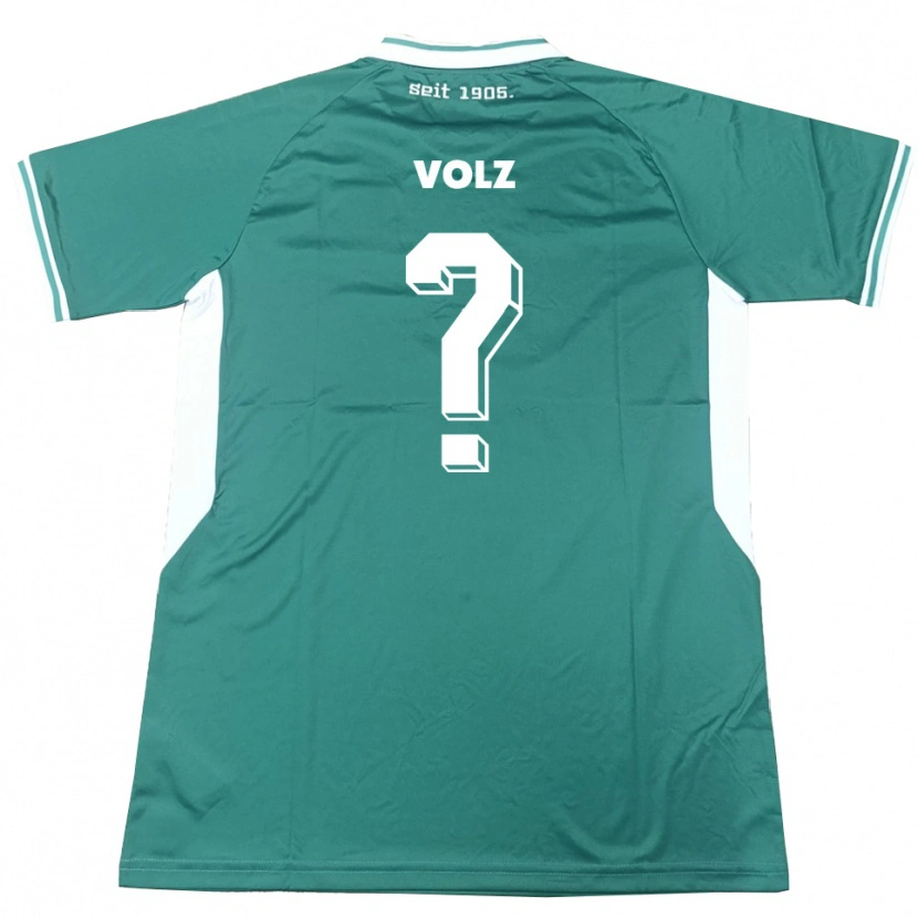 Danxen Kid Jule Volz #0 Green White Home Jersey 2025/26 T-Shirt