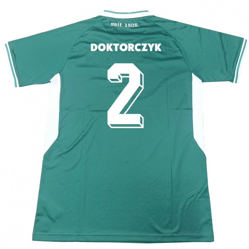 Danxen Kid Nick Doktorczyk #2 Green White Home Jersey 2025/26 T-Shirt