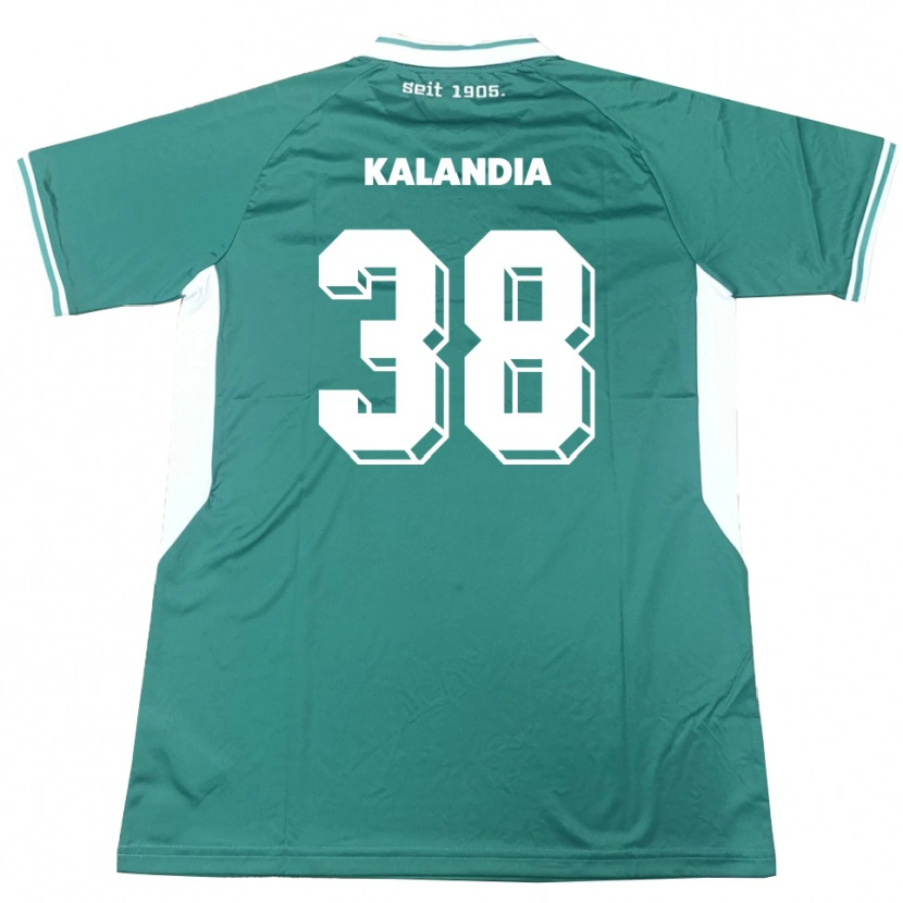 Danxen Kid Luka Kalandia #38 Green White Home Jersey 2025/26 T-Shirt