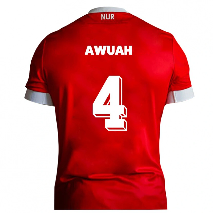 Danxen Kid Joel Awuah #4 Red White Home Jersey 2025/26 T-Shirt