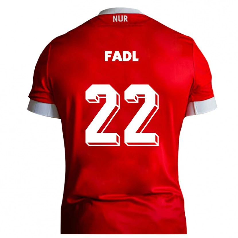Danxen Kid Jad Fadl #22 Red White Home Jersey 2025/26 T-Shirt