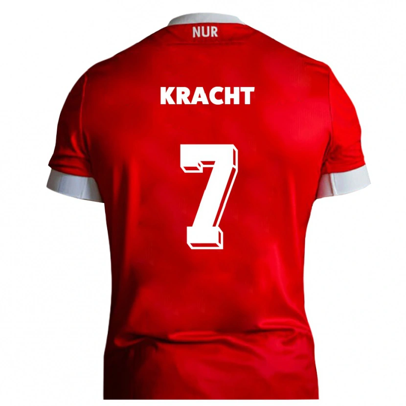 Danxen Kid Edwin Kracht #7 Red White Home Jersey 2025/26 T-Shirt