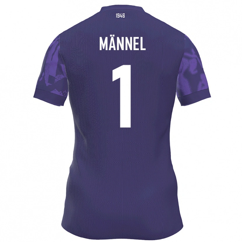 Danxen Kid Martin Männel #1 Purple White Home Jersey 2025/26 T-Shirt