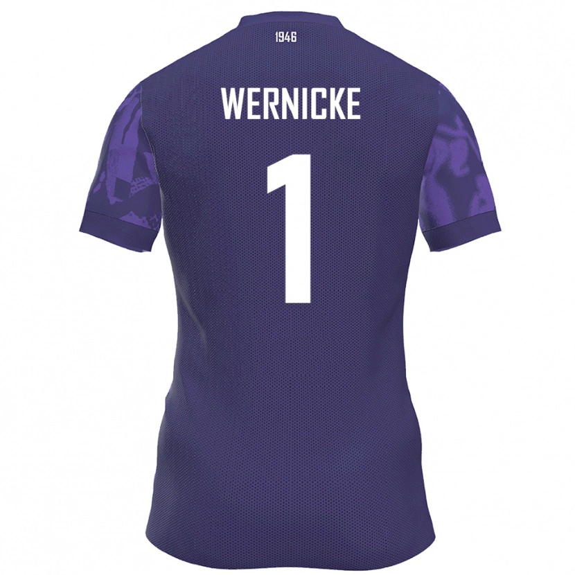 Danxen Kid Samuli Wernicke #1 Purple White Home Jersey 2025/26 T-Shirt