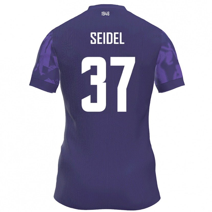 Danxen Kid Paul Seidel #37 Purple White Home Jersey 2025/26 T-Shirt