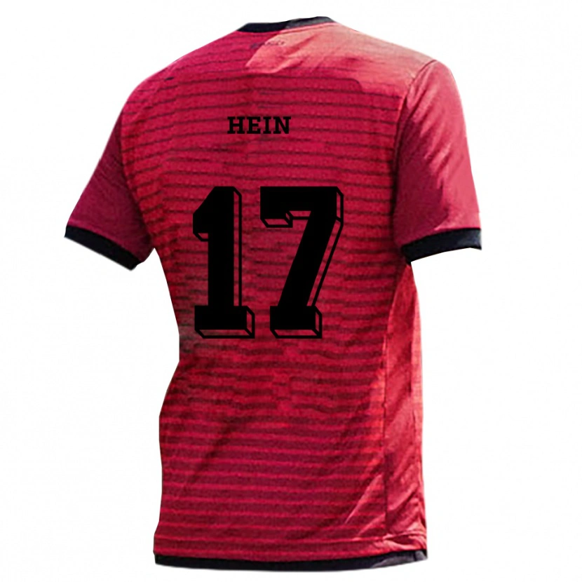 Danxen Kid Leonie Hein #17 Red Black Home Jersey 2025/26 T-Shirt