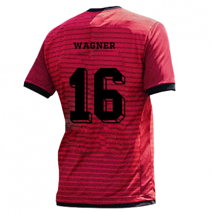 Danxen Kid Maximilian Wagner #16 Red Black Home Jersey 2025/26 T-Shirt