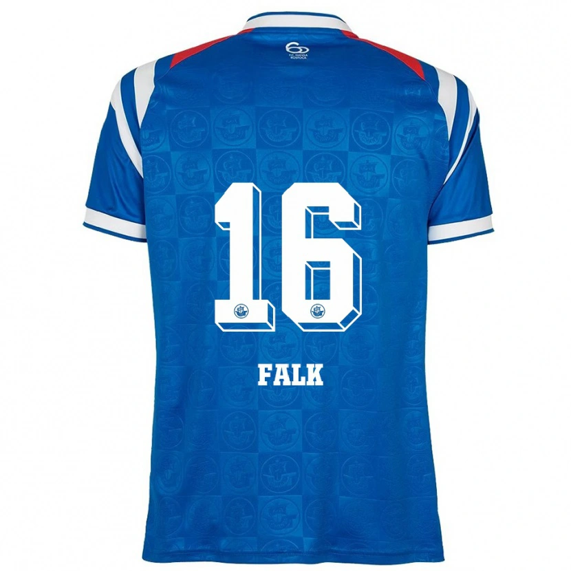 Danxen Kid Robin Falk #16 Blue White Red Home Jersey 2025/26 T-Shirt
