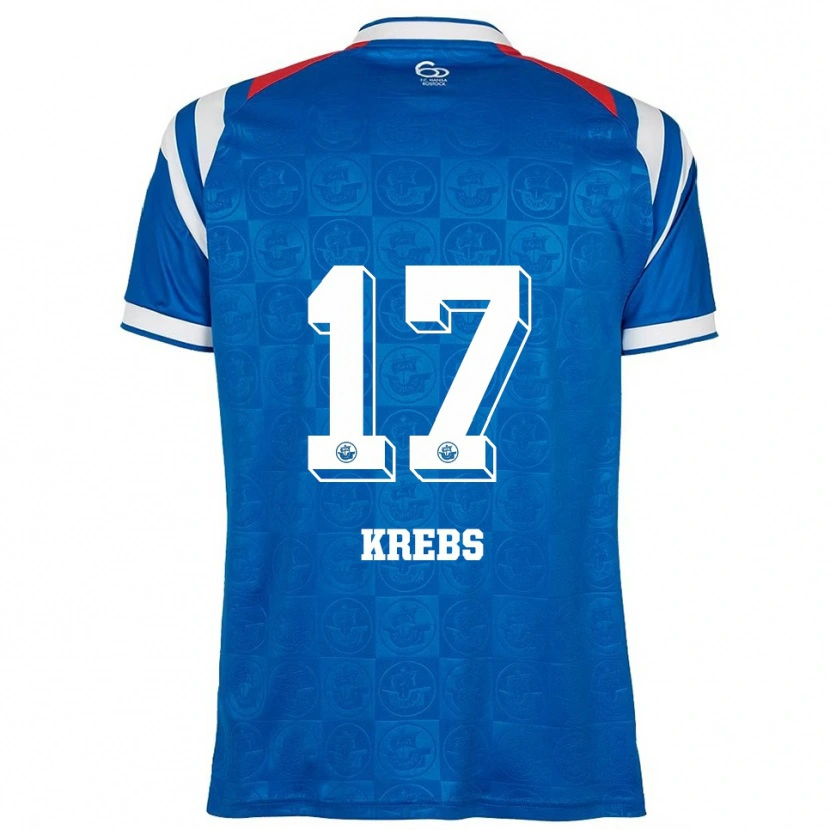 Danxen Kid Mattes Krebs #17 Blue White Red Home Jersey 2025/26 T-Shirt
