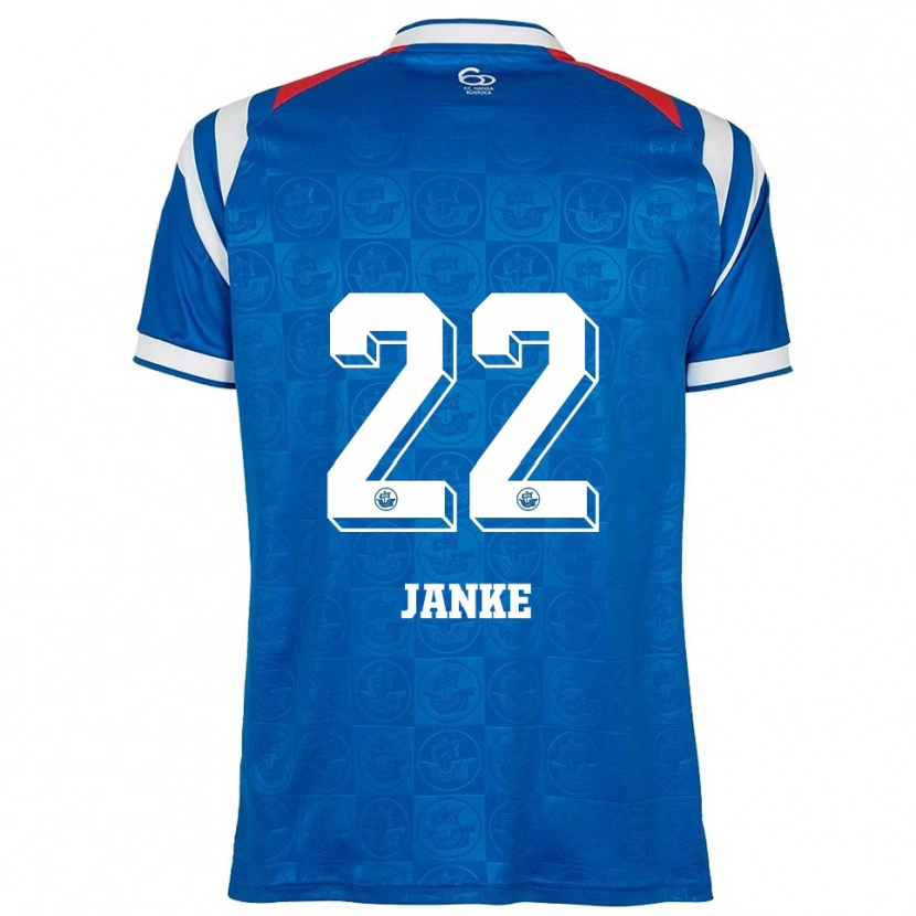Danxen Kid Kim Janke #22 Blue White Red Home Jersey 2025/26 T-Shirt
