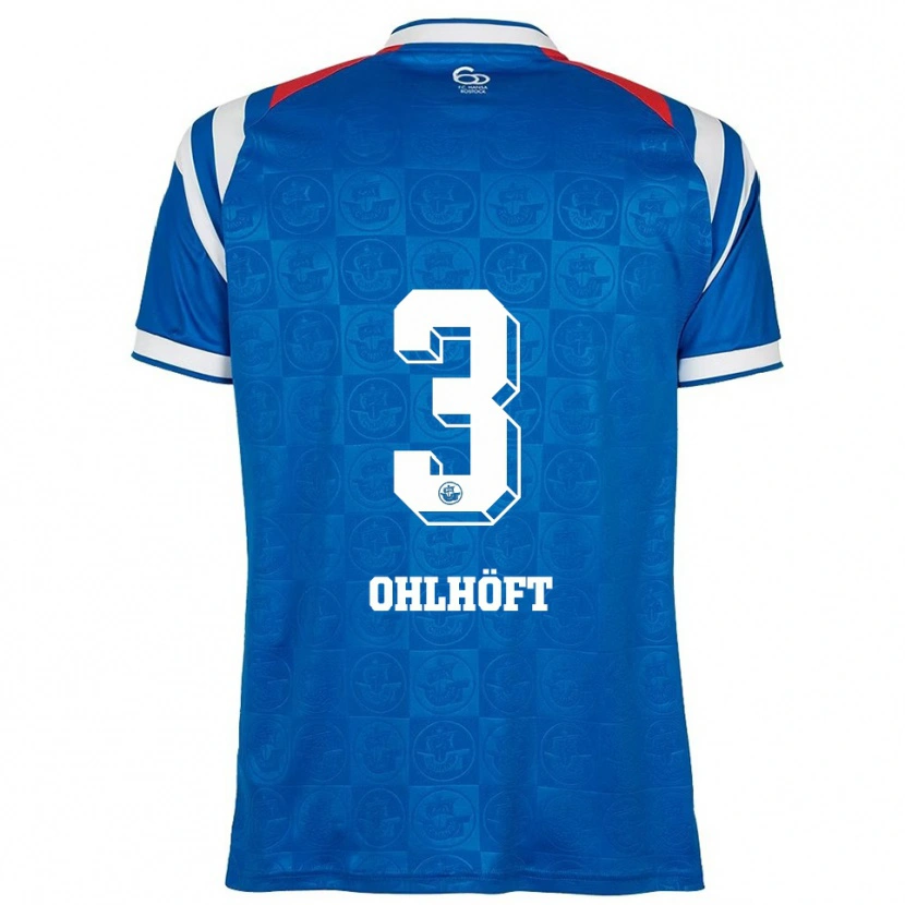 Danxen Kid Louis Ohlhöft #3 Blue White Red Home Jersey 2025/26 T-Shirt