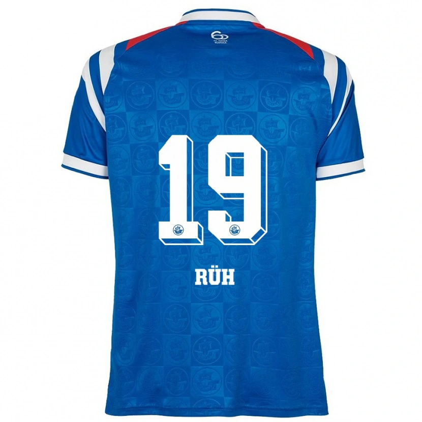 Danxen Kid Julian Rüh #19 Blue White Red Home Jersey 2025/26 T-Shirt