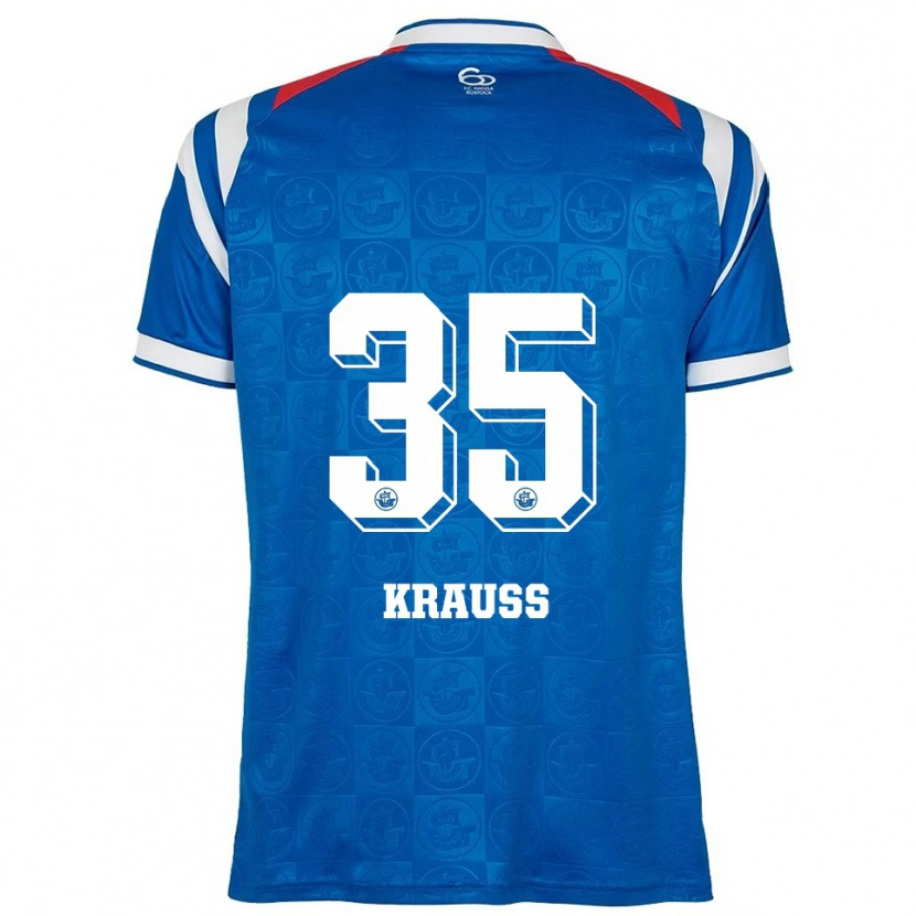 Danxen Kid Maximilian Krauß #35 Blue White Red Home Jersey 2025/26 T-Shirt