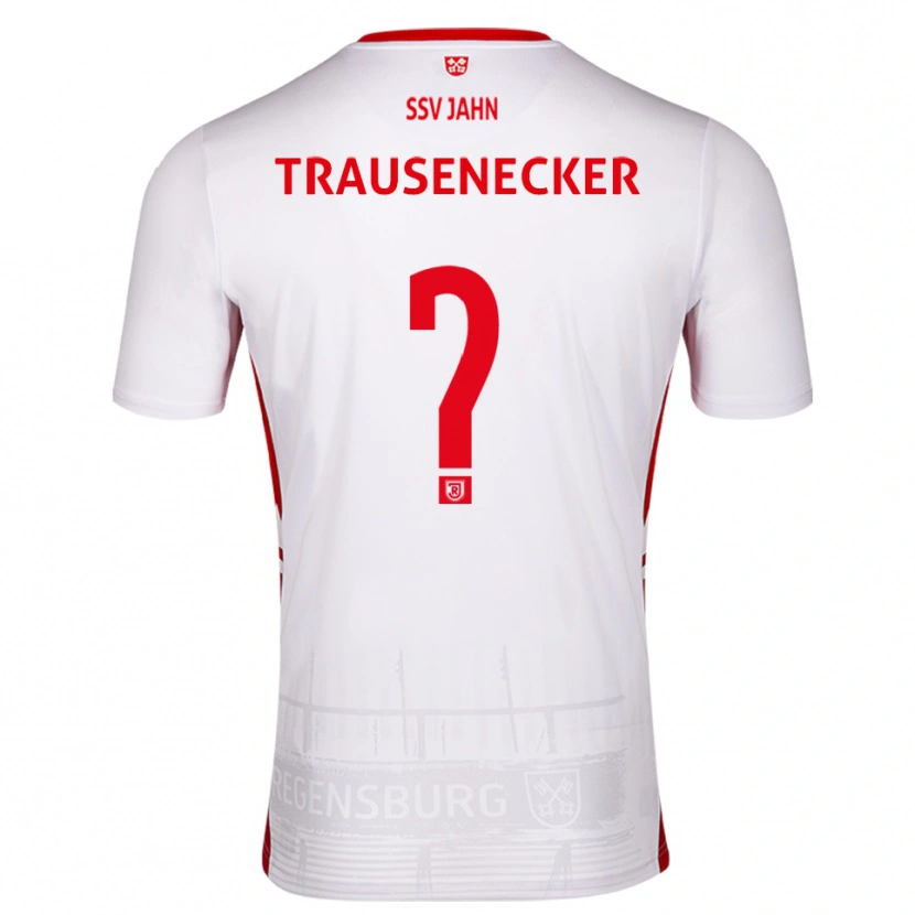 Danxen Kid Bastian Trausenecker #0 White Red Home Jersey 2025/26 T-Shirt