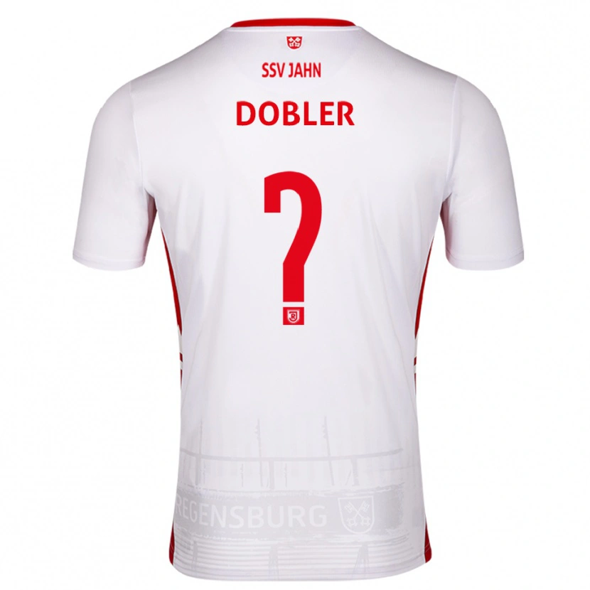 Danxen Kid Maximilian Dobler #0 White Red Home Jersey 2025/26 T-Shirt