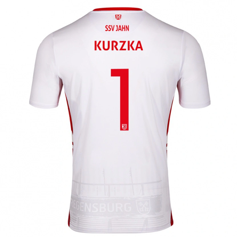 Danxen Kid Timo Kurzka #1 White Red Home Jersey 2025/26 T-Shirt