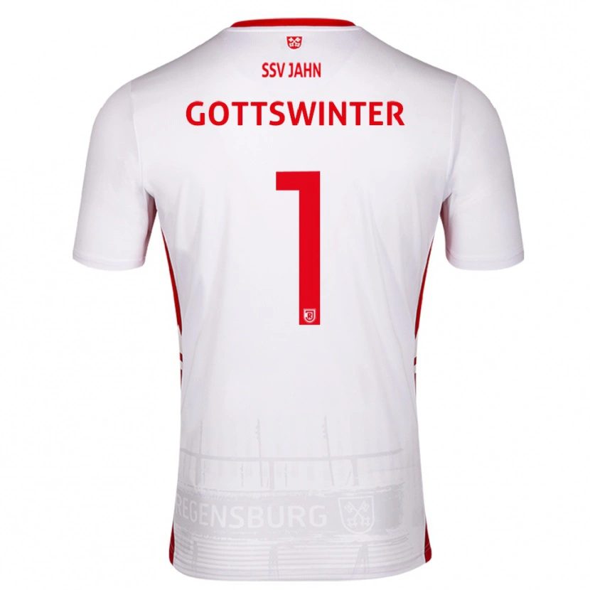 Danxen Kid Florian Gottswinter #1 White Red Home Jersey 2025/26 T-Shirt