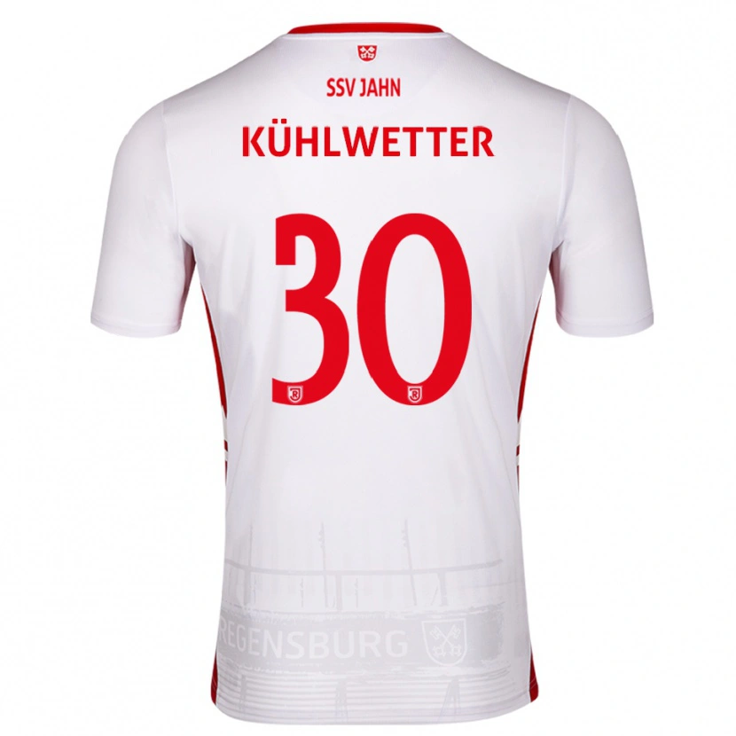 Danxen Kid Christian Kühlwetter #30 White Red Home Jersey 2025/26 T-Shirt