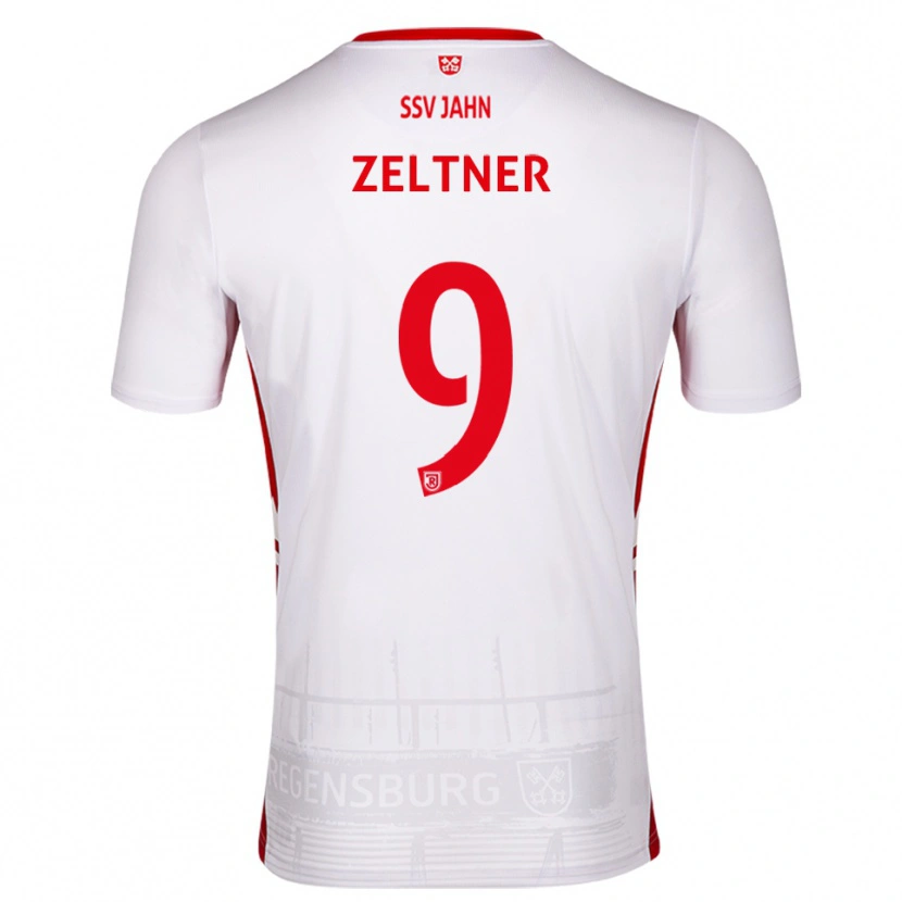 Danxen Kid Milan Zeltner #9 White Red Home Jersey 2025/26 T-Shirt