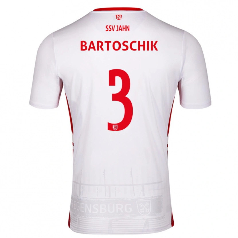 Danxen Kid Felix Bartoschik #3 White Red Home Jersey 2025/26 T-Shirt