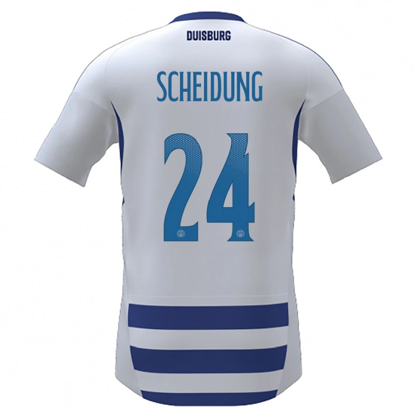 Danxen Kid Lilli Scheidung #24 White Blue Home Jersey 2025/26 T-Shirt