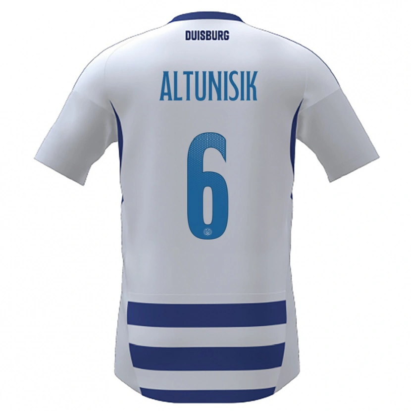 Danxen Kid Kerim Altunisik #6 White Blue Home Jersey 2025/26 T-Shirt