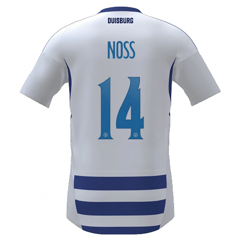 Danxen Kid Conor Noß #14 White Blue Home Jersey 2025/26 T-Shirt