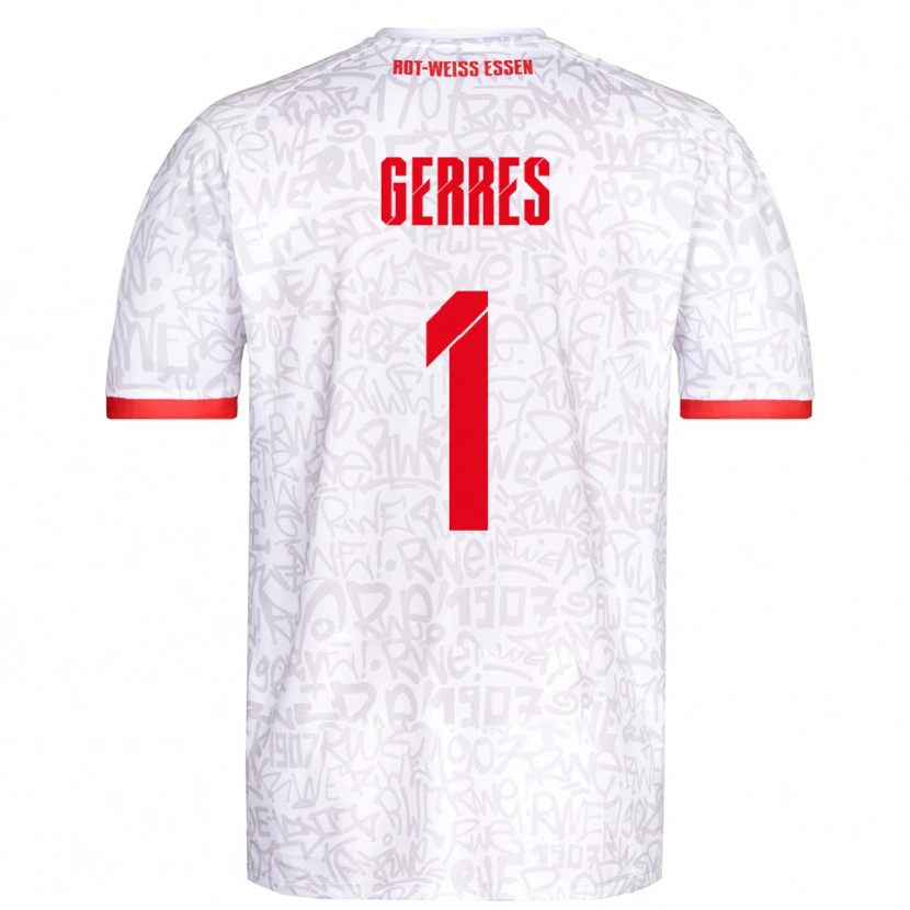 Danxen Kid Romero Gerres #1 White Red Home Jersey 2025/26 T-Shirt