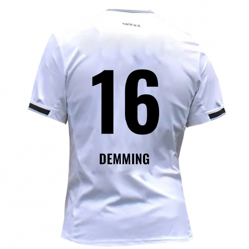 Danxen Kid Lukas Demming #16 White Red Home Jersey 2025/26 T-Shirt
