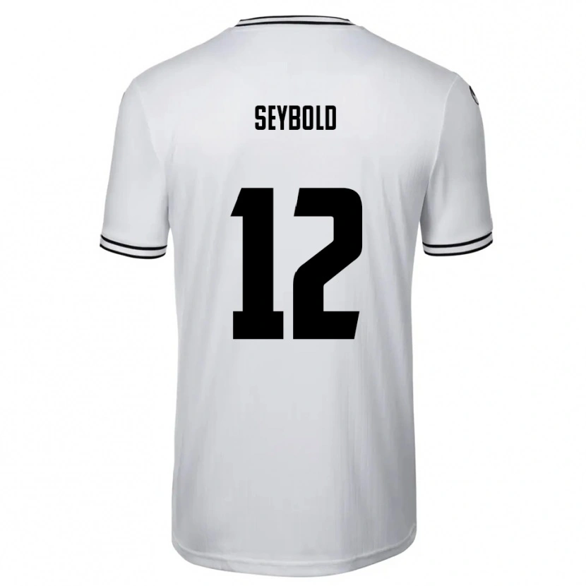 Danxen Kid Marvin Seybold #12 White Black Home Jersey 2025/26 T-Shirt