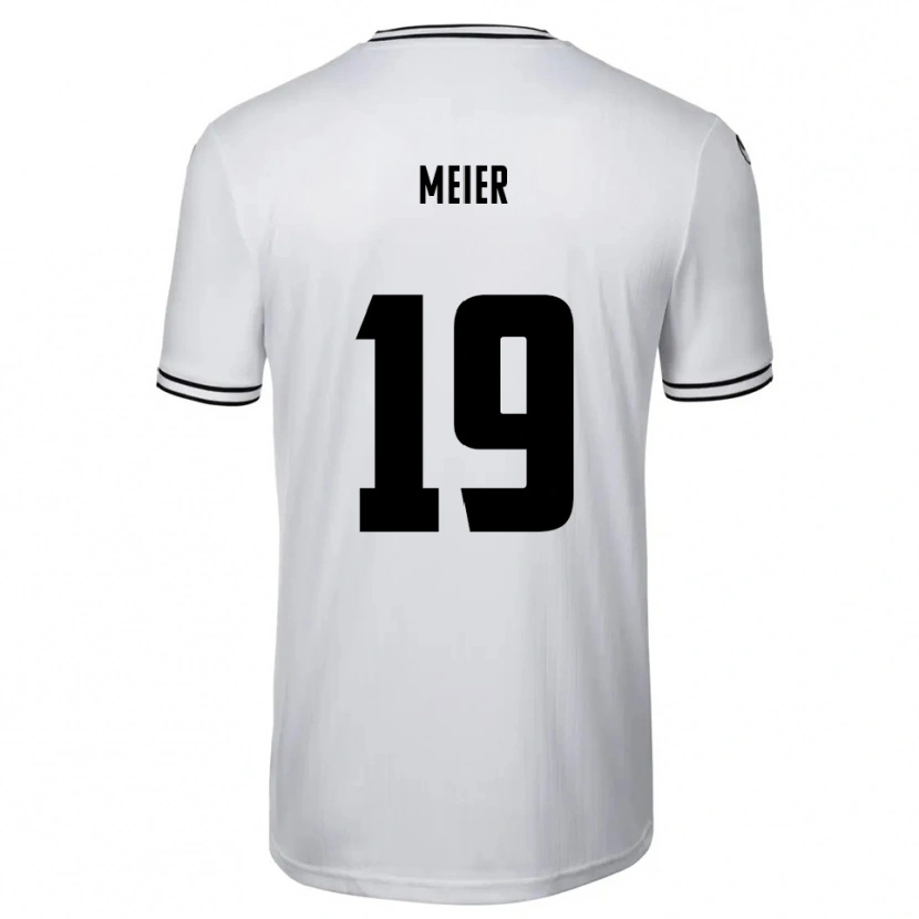 Danxen Kid Jonathan Meier #19 White Black Home Jersey 2025/26 T-Shirt