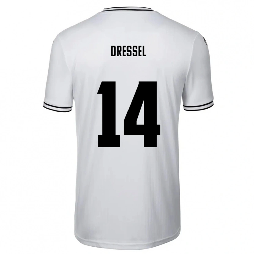 Danxen Kid Dennis Dressel #14 White Black Home Jersey 2025/26 T-Shirt