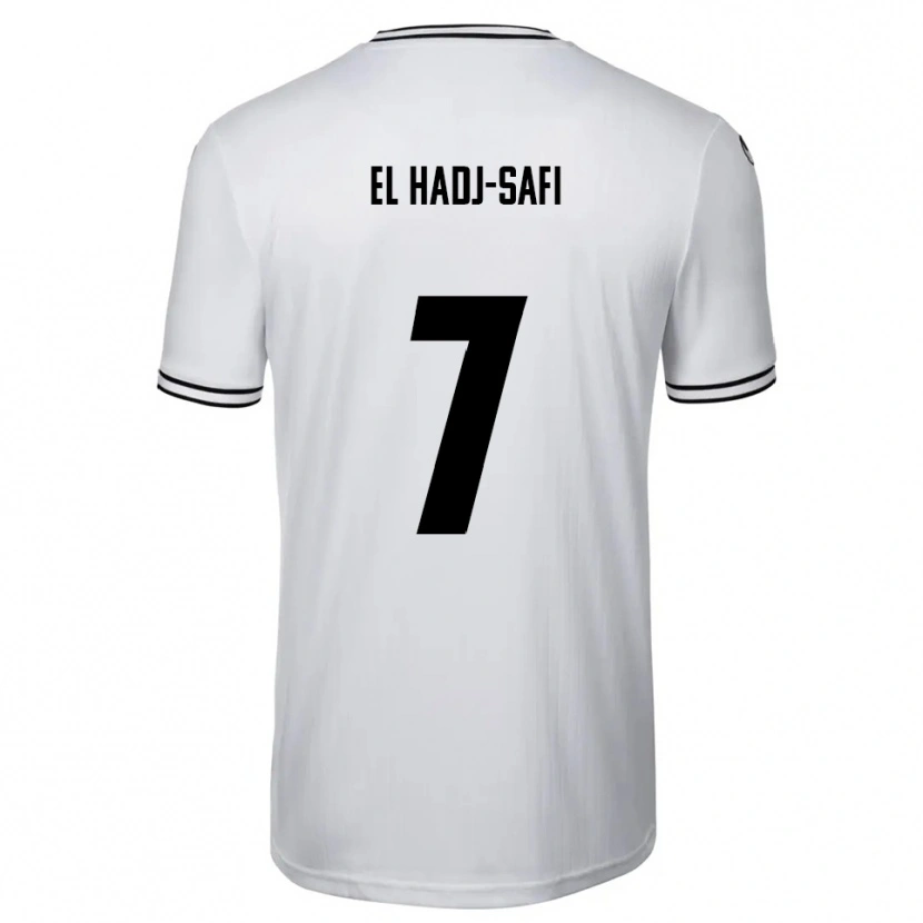 Danxen Kid Iljas El Hadj-Safi #7 White Black Home Jersey 2025/26 T-Shirt