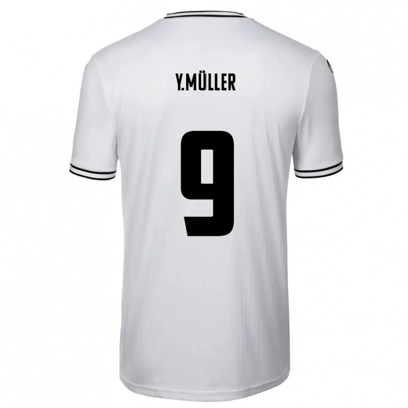 Danxen Kid Yannick Müller #9 White Black Home Jersey 2025/26 T-Shirt