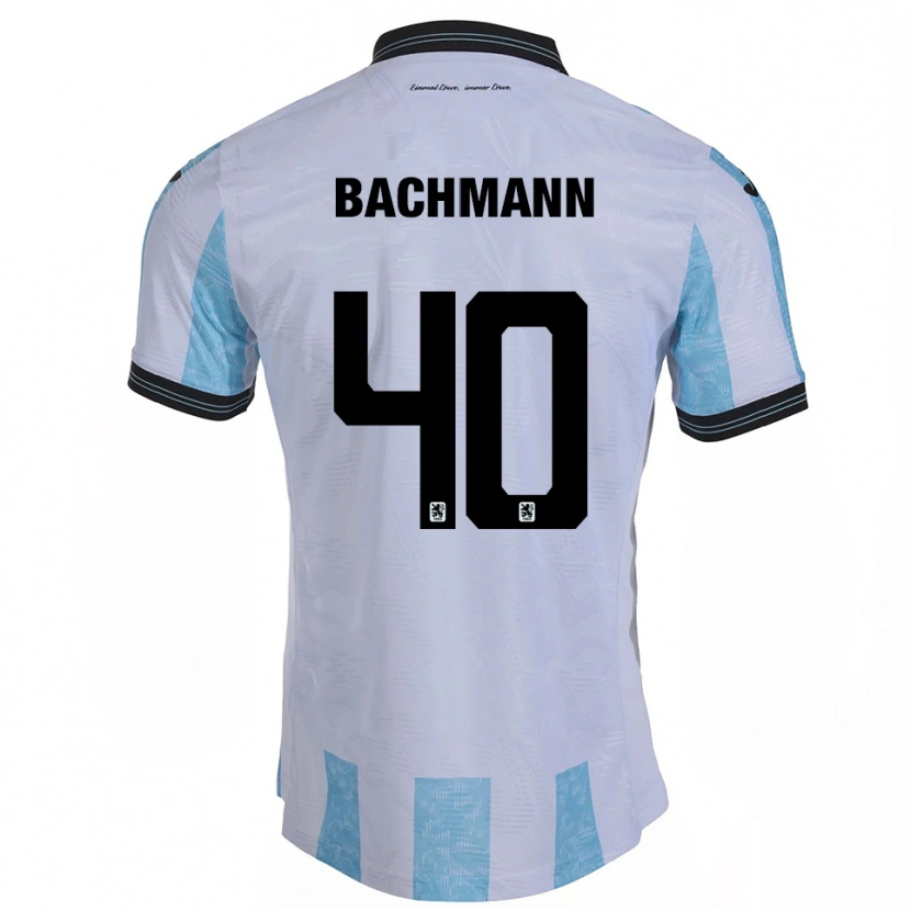 Danxen Kid Paul Bachmann #40 White Sky Blue Home Jersey 2025/26 T-Shirt