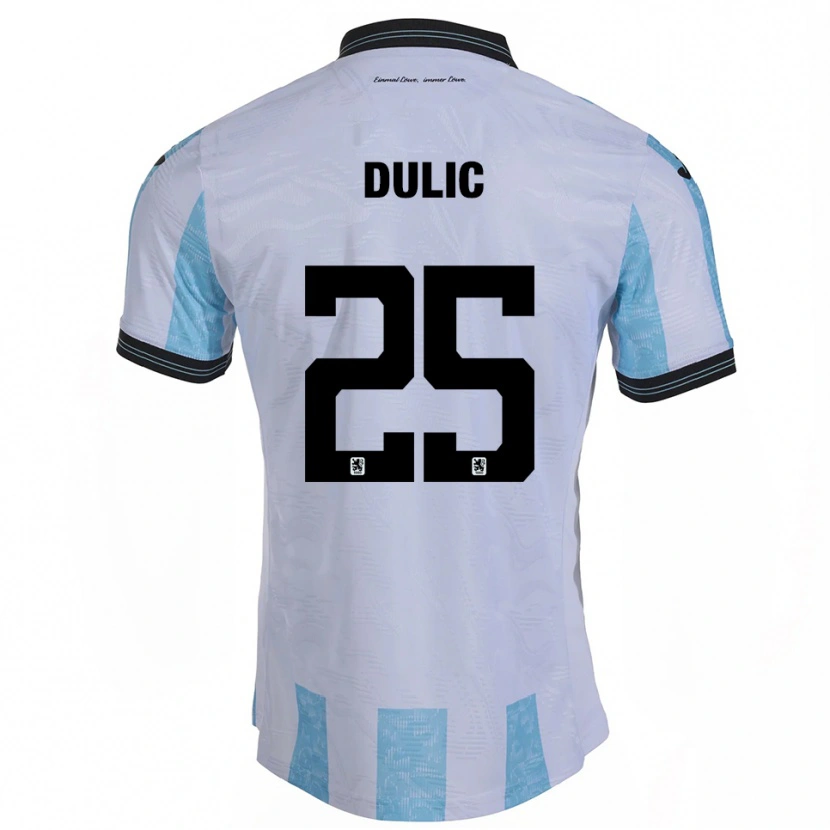 Danxen Kid Sean Dulic #25 White Sky Blue Home Jersey 2025/26 T-Shirt