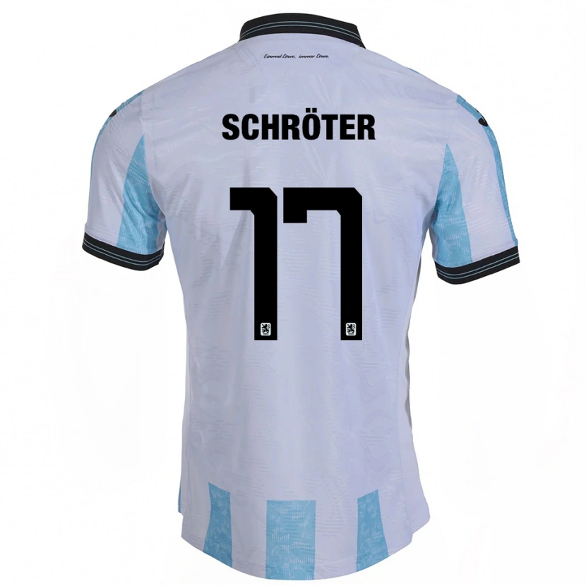 Danxen Kid Morris Schröter #17 White Sky Blue Home Jersey 2025/26 T-Shirt