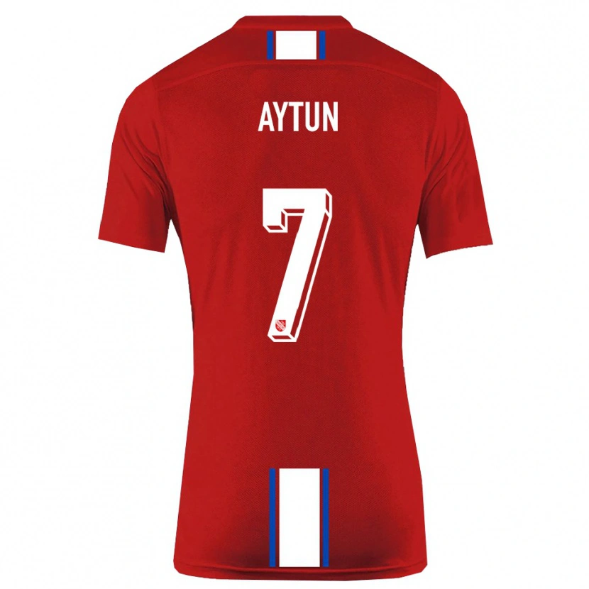 Danxen Kid Emre Aytun #7 Red White Home Jersey 2025/26 T-Shirt