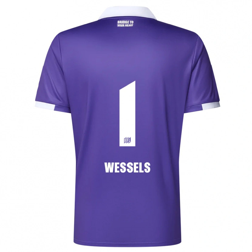 Danxen Kid Felix Wessels #1 Purple White Home Jersey 2025/26 T-Shirt