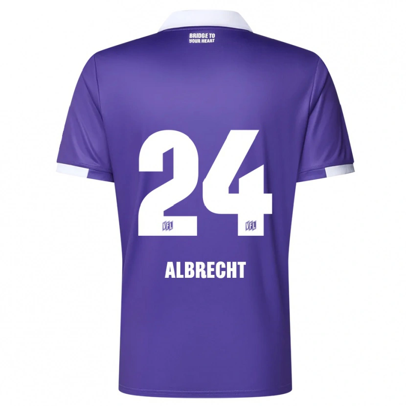 Danxen Kid Fabian Albrecht #24 Purple White Home Jersey 2025/26 T-Shirt