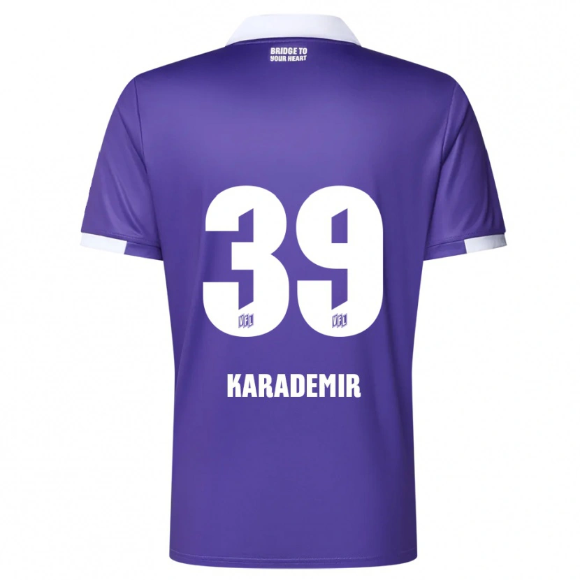 Danxen Kid Yiğit Karademir #39 Purple White Home Jersey 2025/26 T-Shirt